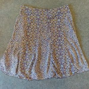 Beautiful Nouveau size 14 print skirt